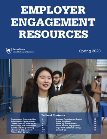 EMPLOYER ENGAGEMENT RESOURCES - UConnect