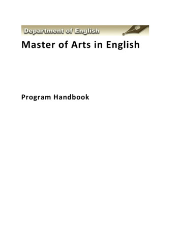 Master Of Arts In English - University Of Nebraska Omaha
