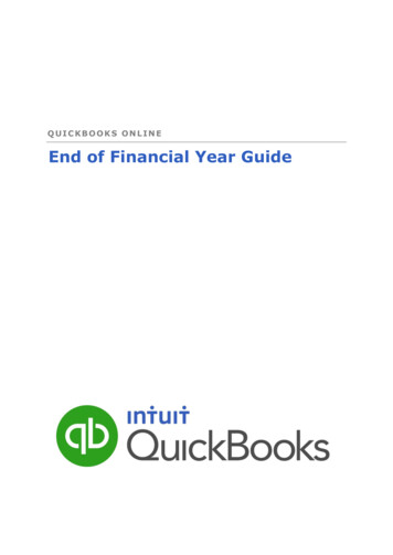QUICKBOOKS ONLINE End Of Financial Year Guide