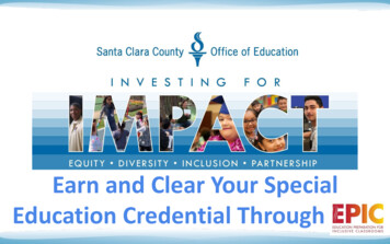Education Credential Through EPIC Earn And Clear Your Special