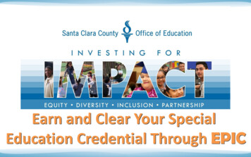 Earn And Clear Your Special Education Credential Through EPIC