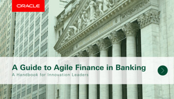 A Guide To Agile Finance In Banking - Oracle