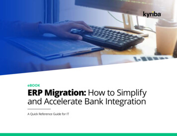 EBOOK ERP Migration: How To Simplify And Accelerate Bank .