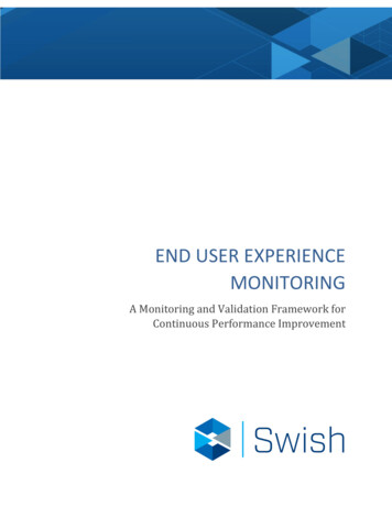 END USER EXPERIENCE MONITORING