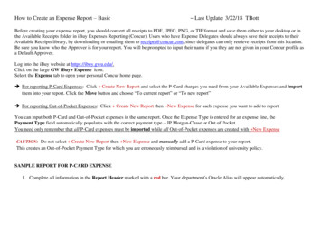 How To Create An Expense Report Basic Last Update 3/22 .