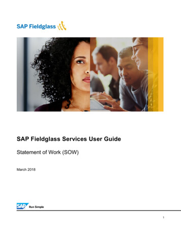 SAP Fieldglass Services User Guide - Motorola Solutions