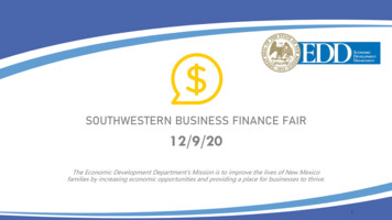 SOUTHWESTERN BUSINESS FINANCE FAIR 12/9/20