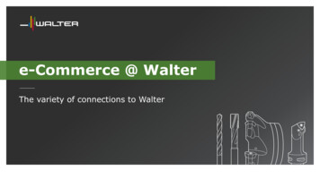 E-Commerce @ Walter