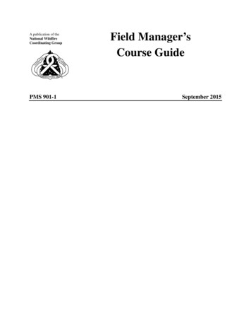 National Wildfire Coordinating Group Course Guide