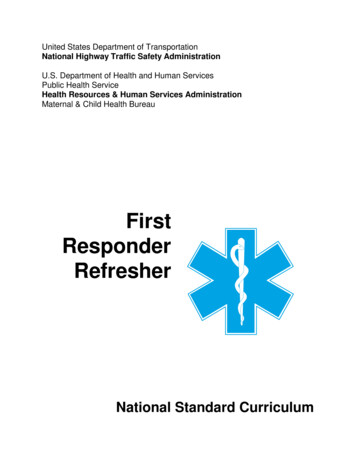 First Responder Refresher - Ems