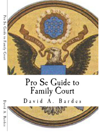 Pro Se Guide To Family Court - NFPCAR
