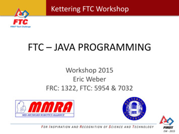 FTC – Java Programming