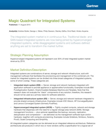 Magic Quadrant For Integrated Systems