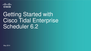 Cisco Tidal Enterprise Scheduler