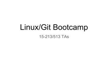 Linux/Git Bootcamp