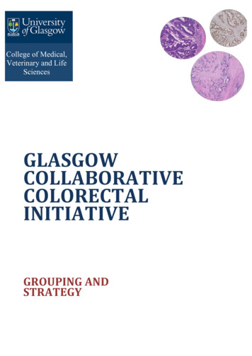 Glasgow Colorectal Initiative Strategy Doc(24-01-18)