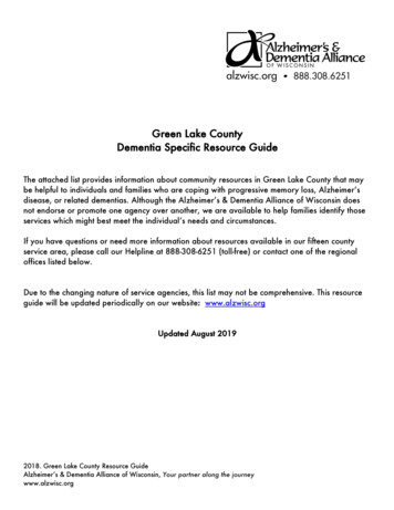 Green Lake County Community Resource Guide
