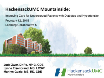 HackensackUMC Mountainside: Title/Subtitle Date