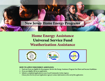 New Jersey Home Energy Programs Home Energy Assistance .