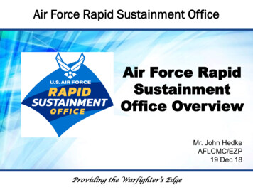 Air Force Rapid Sustainment Office Overview
