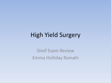 High Yield Surgery - WillpeachMD