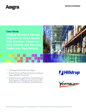Case Study Hilldrup Moving & Storage Upgrades To Cloud .