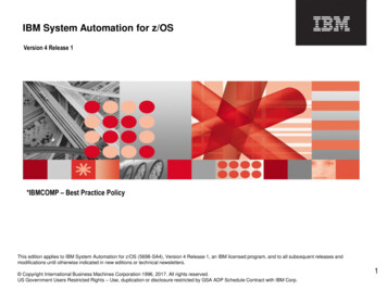 IBM System Automation For Z/OS
