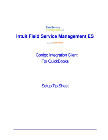 Intuit Field Service Management ES - Corrigo