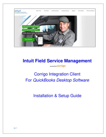 Intuit Field Service Management - Corrigo