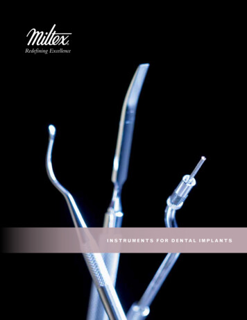 Instruments For Dental Implants - Surgical Solutions USA