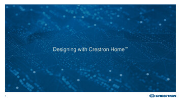 Designing With Crestron Home