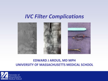 IVC Filter Complications