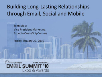 Building Long-Lasting Relationships Through Email, Social .