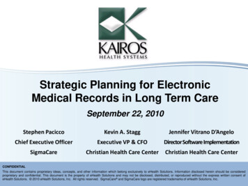 Strategic Planning For Electronic Medical Records In Long .