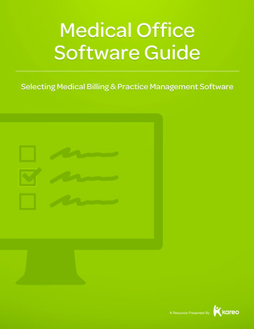 Medical Office Software Guide - AccueData