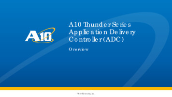 A10 Thunder Series Application Delivery Controller (ADC)