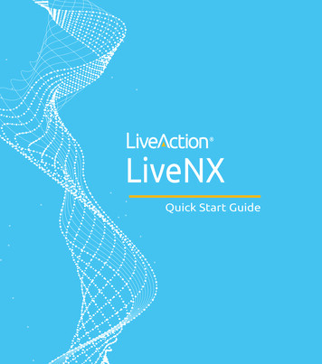 LiveNX Quick Start Guide - Liveaction 