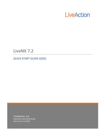 LiveNX Quick Start Guide - Docs.liveaction 