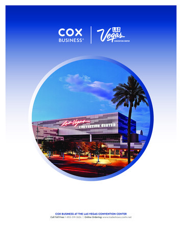 COX BUSINESS AT THE LAS VEGAS CONVENTION CENTER 