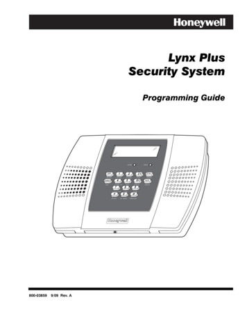 Lynx Plus Security System - Nex-Tech Help Desk