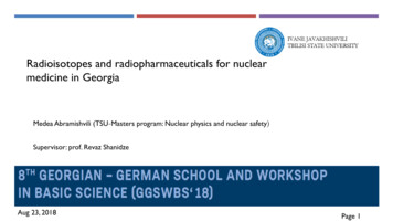 Radioisotopes And Radiopharmaceuticals For Nuclear .