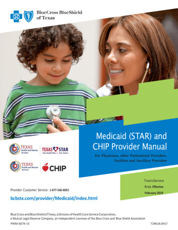 Medicaid (STAR) And CHIP Provider Manual