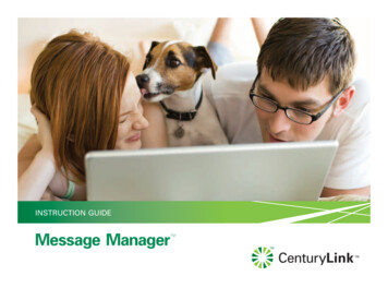 Message ManagerTM - CenturyLink