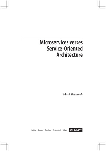 Microservices Verses Service-Oriented Architecture