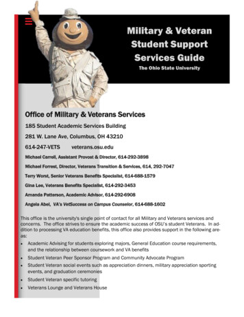 Military & Veteran Student Support Services Guide