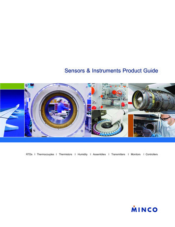 Sensors & Instruments Product Guide