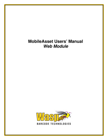 MobileAsset Users' Manual
