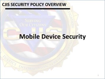 Mobile Device Security - Texas