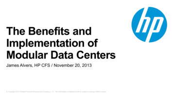 The Benefits And Implementation Of Modular Data Centers