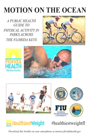 MOTION ON THE OCEAN - Florida Department Of Health